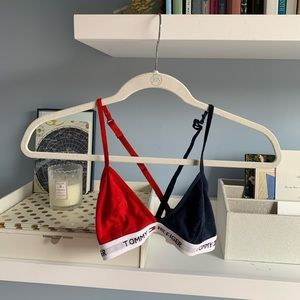 Tommy Hilfiger Red and Blue Bralette